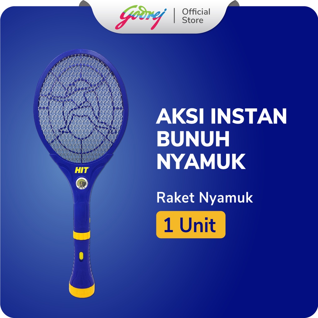 HIT Expert Raket Nyamuk - Raket Nyamuk - Bunuh Nyamuk Penyebab Demam Berdarah (DBD)