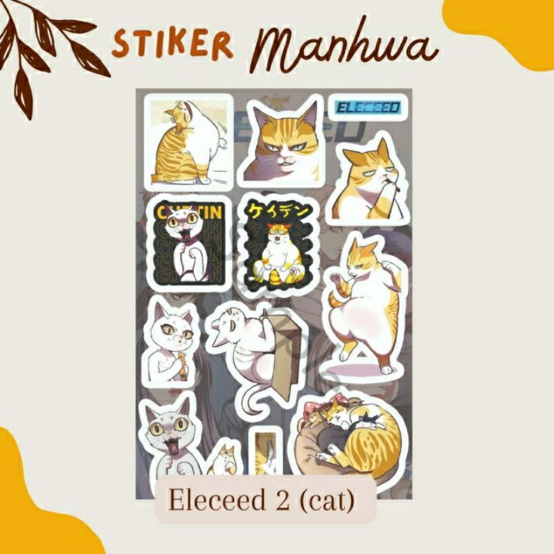 Manhwa A6 Sticker Waterproof Eleceed jiwoo Anime Sticker webtoon Manga ...