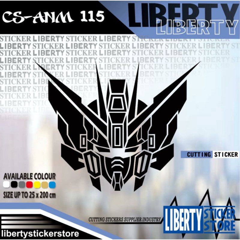 MEDIUM Cutting Sticker Gundam XXXG 00W0 Wing Zero | Gundam XXXG 000W0 ...