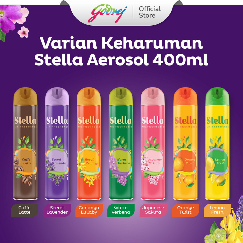 Stella Aerosol Lavender 350ml + 50ml - Gambar 3