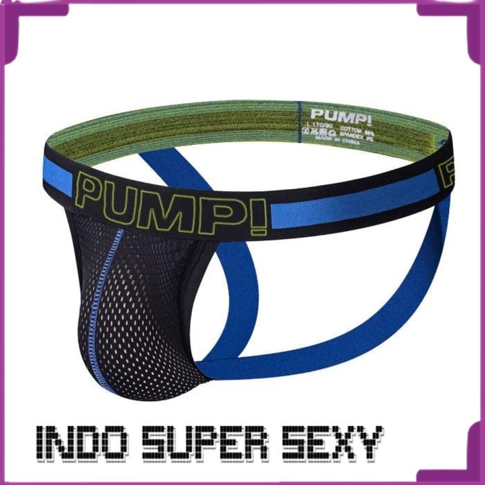 HITAM Pump JOCKSTRAP Men's Panties! Best NAVY Black