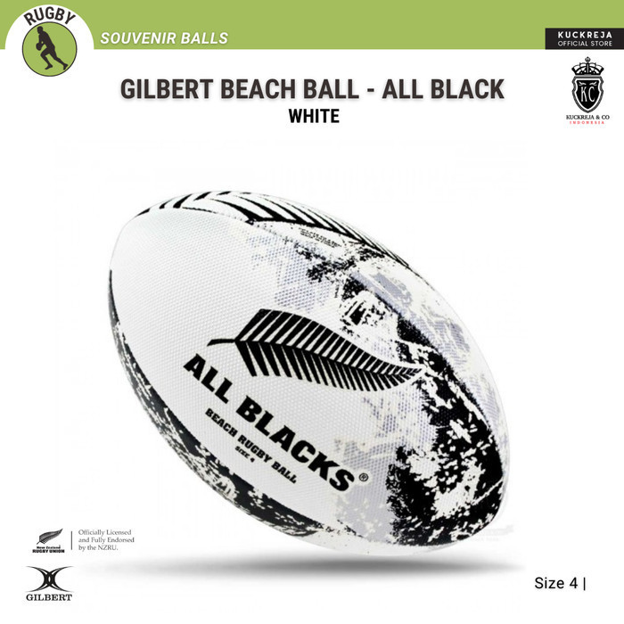 Gilbert Beach Ball - All Blacks (White) | Shopee Singapore