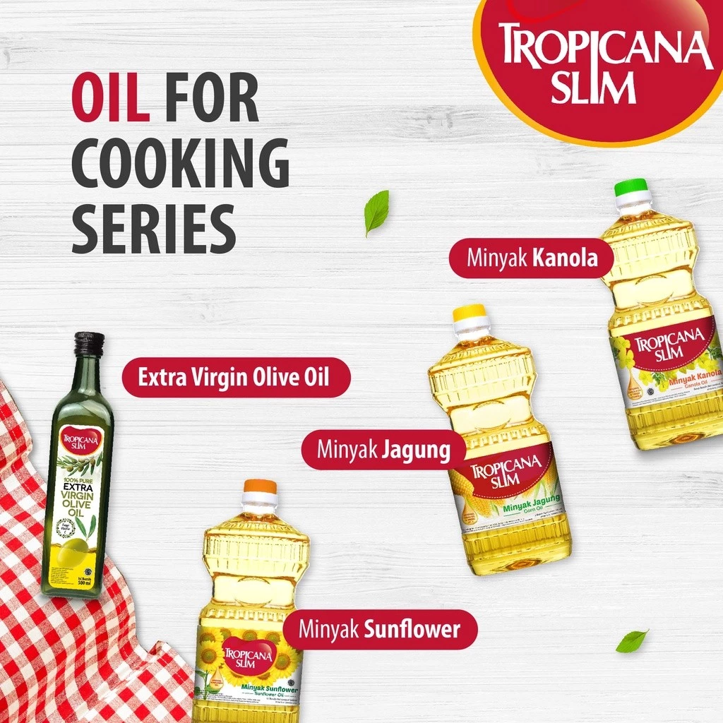 Twin Pack : Tropicana Slim Minyak Kanola 946ml - 100% Pure Canola Oil - Gambar 3