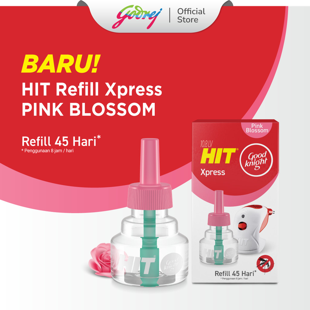 Hit Good Knight Xpress Refill Fresh 45 Hari x4- Refill Obat Nyamuk Elektrik - Bunuh Nyamuk Penyebab Demam Berdarah (DBD) - Gambar 3