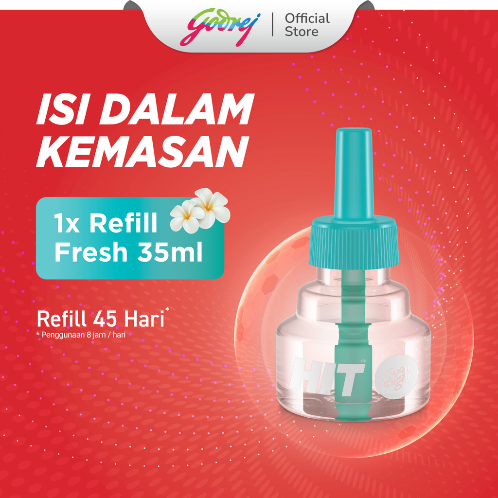 Hit Good Knight Xpress Refill Fresh 45 Hari x4- Refill Obat Nyamuk Elektrik - Bunuh Nyamuk Penyebab Demam Berdarah (DBD) - Gambar 4
