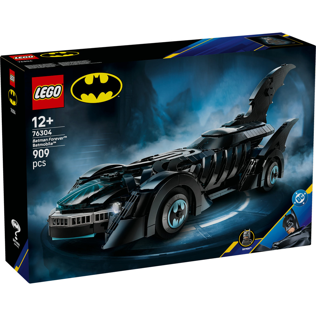 LEGO Super Heroes 76304 Batman Forever Batmobile (909 Pieces), Building Block, Toys, Bricks - Gambar 3
