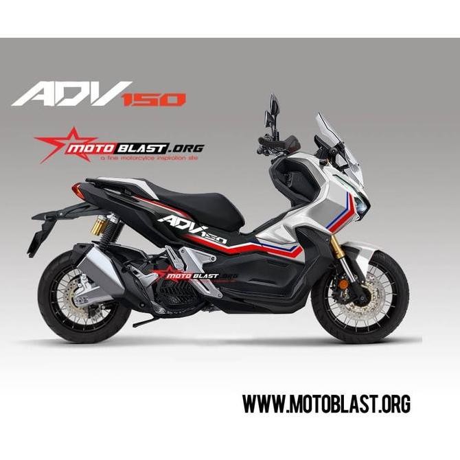 Original Honda ADV 150 White ABS (NOT FULLBODY) Decal sticker | Shopee ...