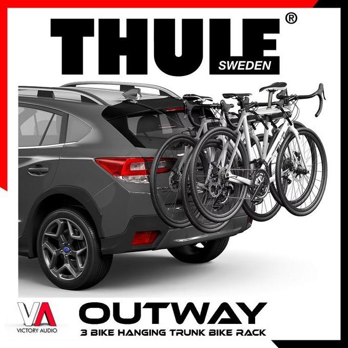 Rak Sepeda Mobil THULE OUTWAY 3 Bike Hanging Trunk Bike Rack ORIGINAL ...