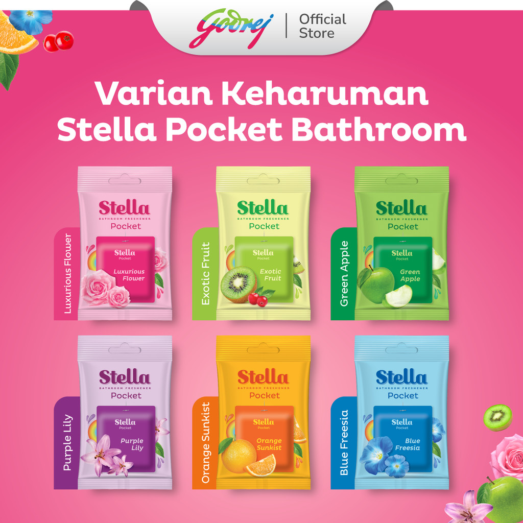 Stella Pocket Bathroom Luxurious Flower 10 gr x 2 Pcs - Pengharum Kamar Mandi - Gambar 3