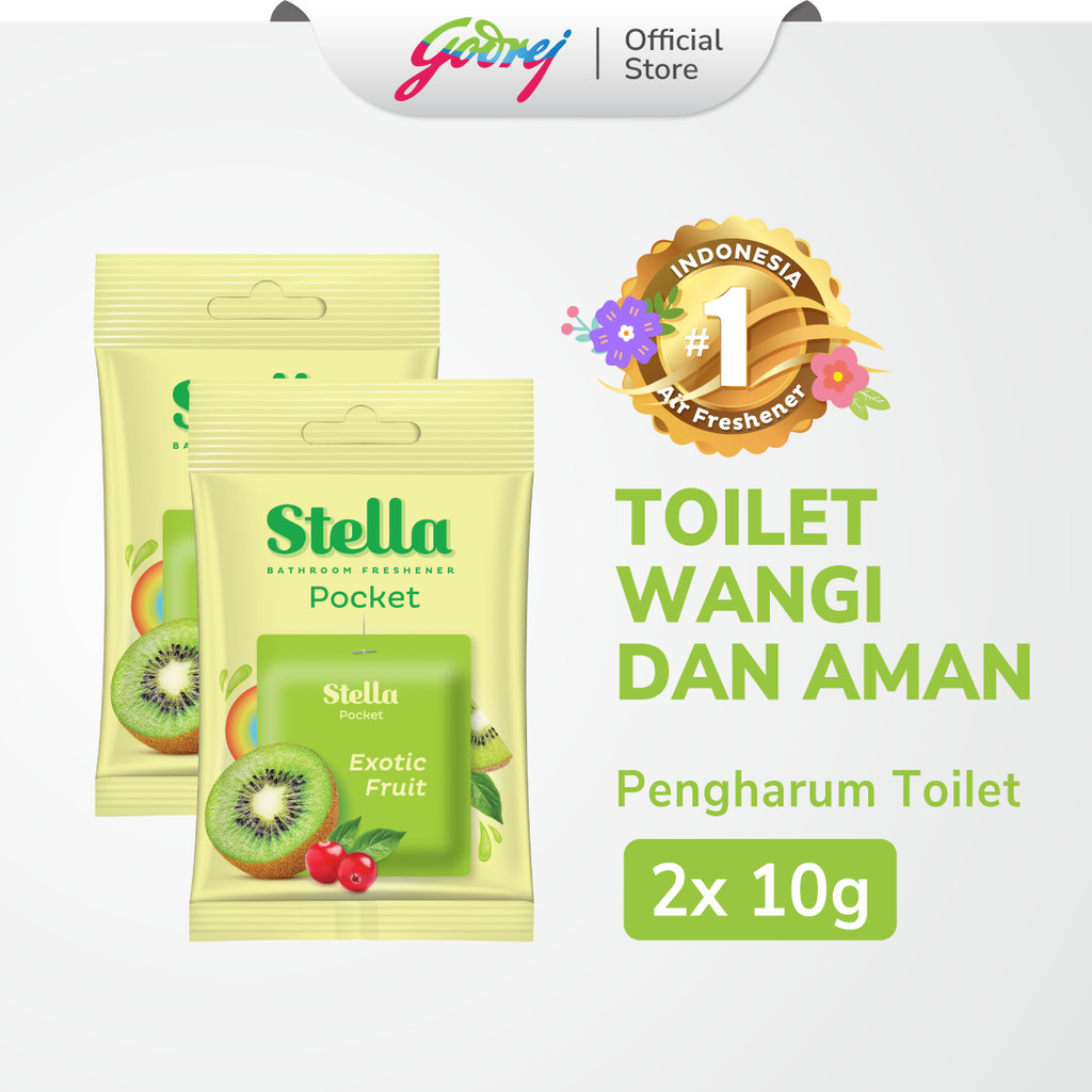 Stella Pocket Bathroom Exotic Fruit 10 gr x 2 Pcs - Pengharum Kamar Mandi