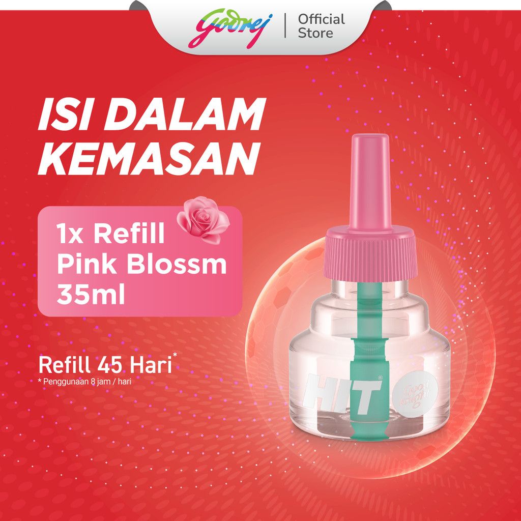 HIT Good Knight Xpress Refill Pink Blossom 45 Hari x2- Refill Obat Nyamuk Elektrik - Bunuh Nyamuk Penyebab Demam Berdarah (DBD) - Gambar 4