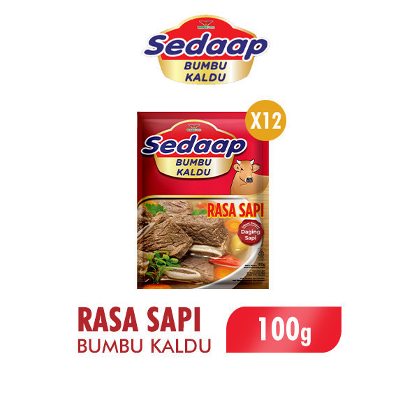Sedaap Bumbu Kaldu Sapi 100 gr x12