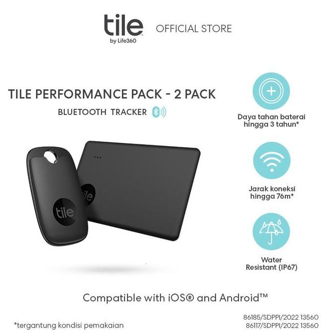 Tile Performance Pack - 2 Pack - Bluetooth Tracker Smart Tracking ...