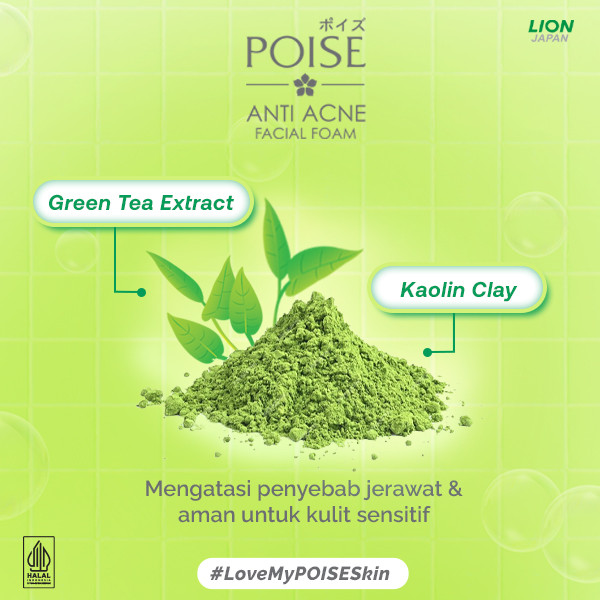 Poise Facial Foam Sabun Cuci Muka Anti Acne Tube 100 gr x3 - Gambar 4