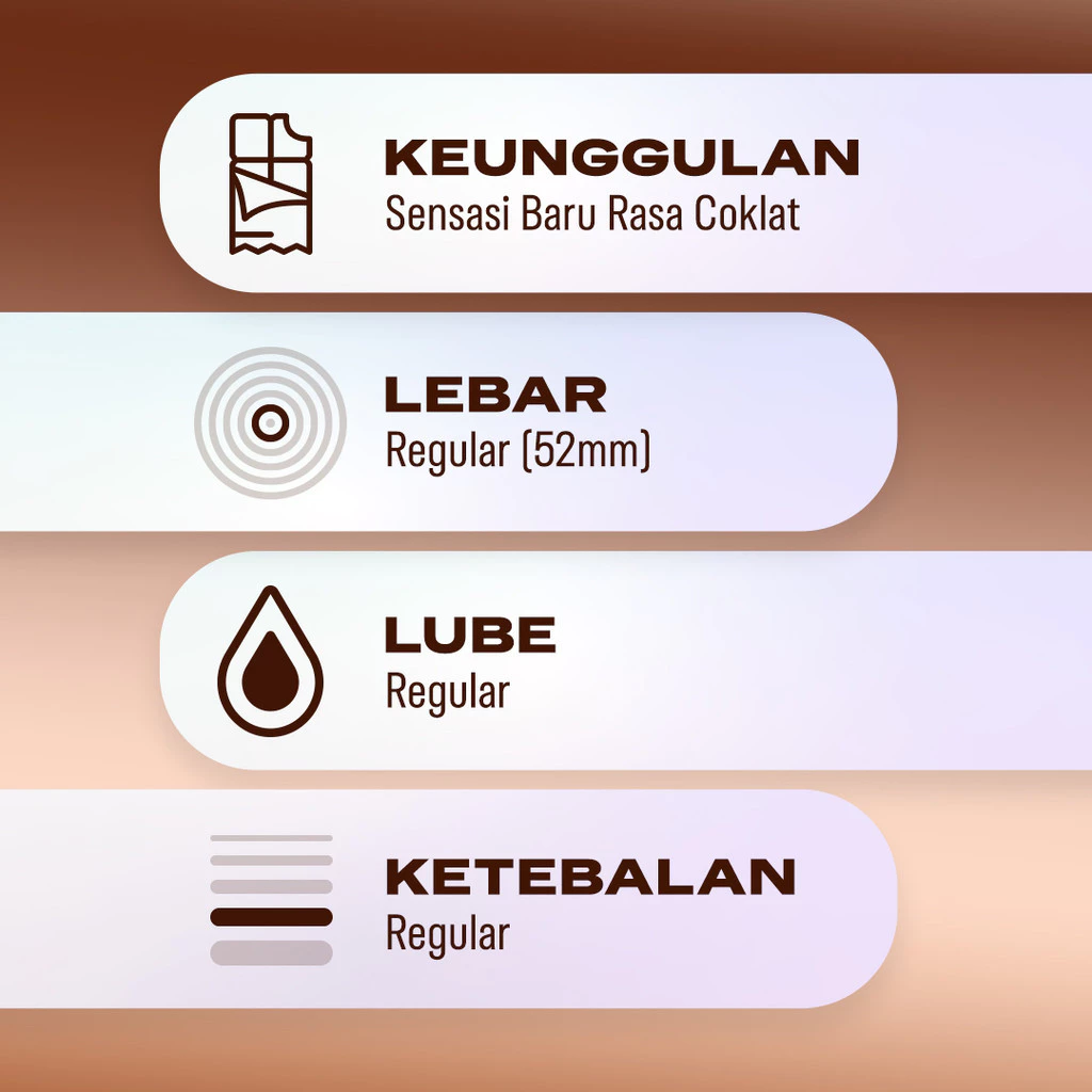 Durex Naughty Chocolate 3s + Durex Fetherlite 12s - Kondom Tipis dan Kondom Bersensasi & Aroma - Gambar 4