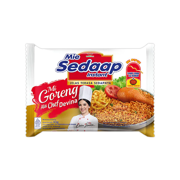 Sedaap Mie Instan Goreng Ala Chef Bag 93 gr x5 - Gambar 3