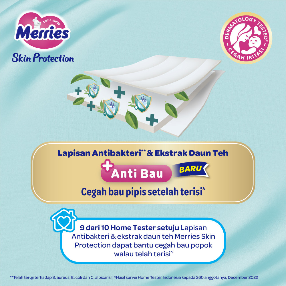 Merries Skin Protection Popok bayi Celana S 34 Carton - Perlengkapan Bayi / Diapers Pants - Gambar 2