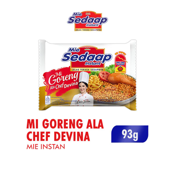 Sedaap Mie Instan Goreng Ala Chef Bag 93 gr x40 - Gambar 2