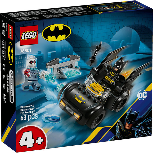 LEGO Super Heroes 76301 Batman & Batmobile vs. Mr. Freeze (63 Pieces), Building Block, Toys, Bricks - Gambar 2