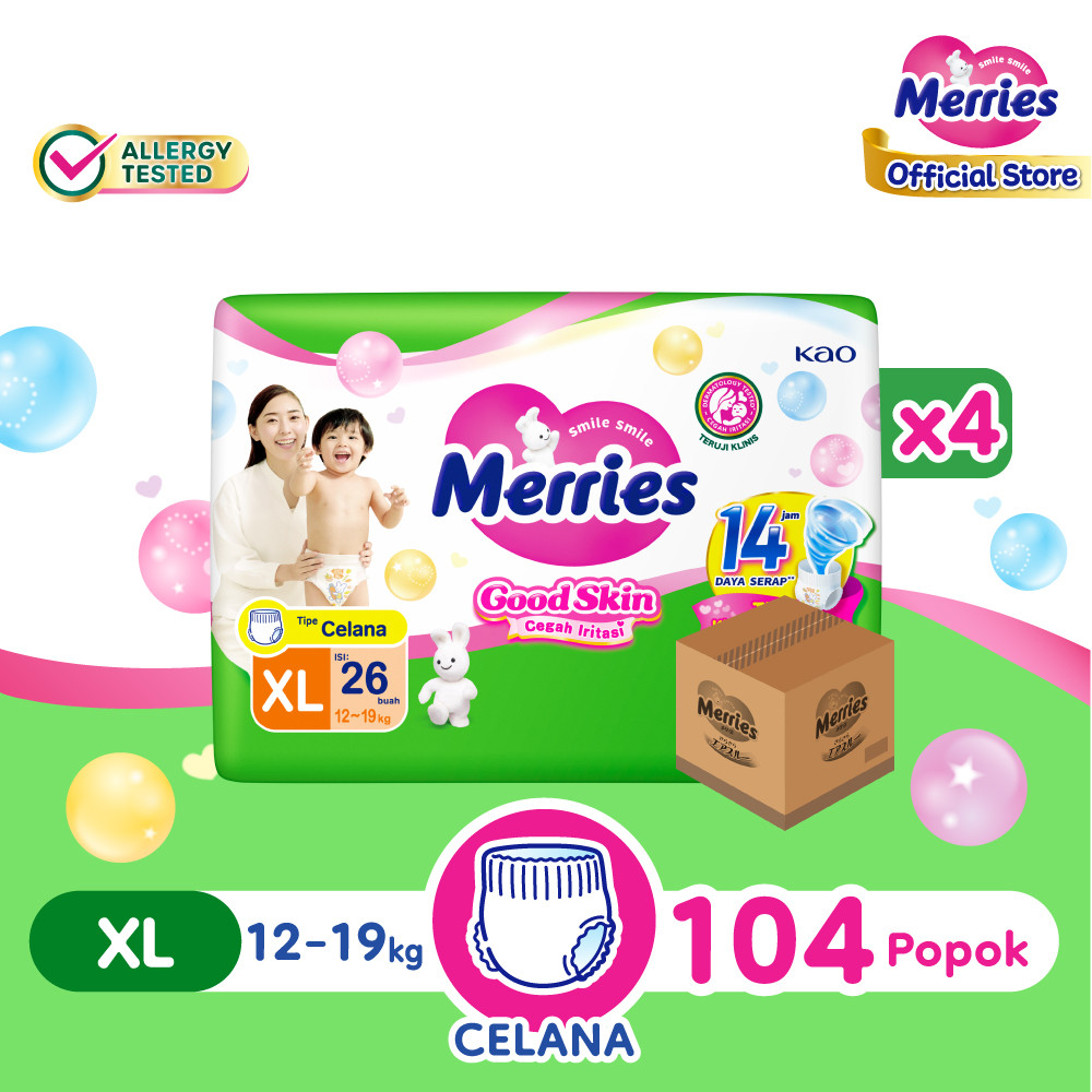 Merries Pants Good Skin XL 26 Carton