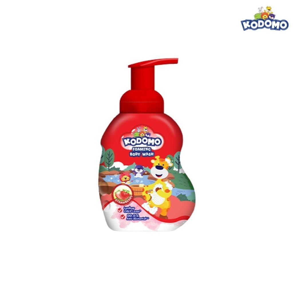 Kodomo Shower Strawberry Botol 250 ml x2 - Gambar 3