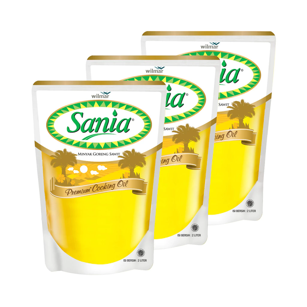 Sania Minyak Goreng Sawit Premium Cooking Oil Pouch 2L x 3 pcs - Gambar 2