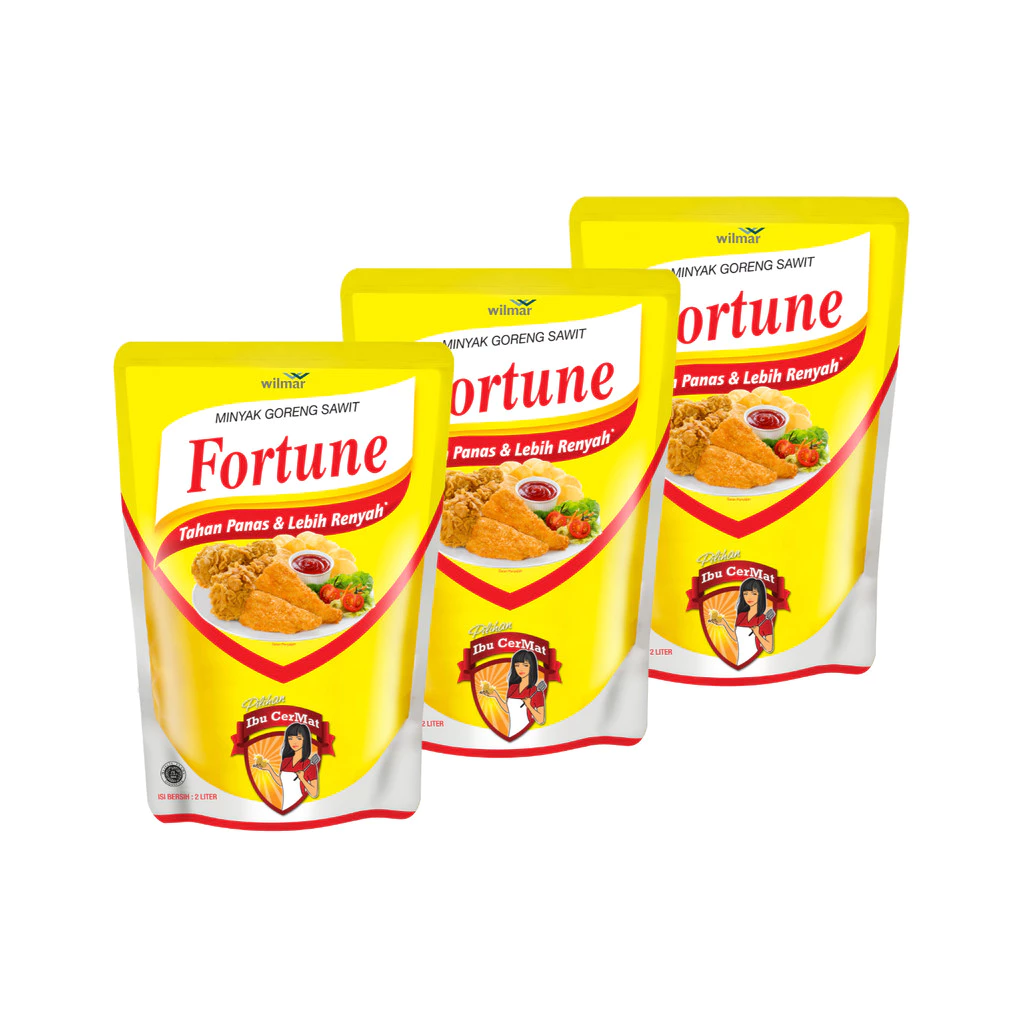 Fortune Minyak Goreng Sawit Pouch 2L x 3 pcs - Gambar 2