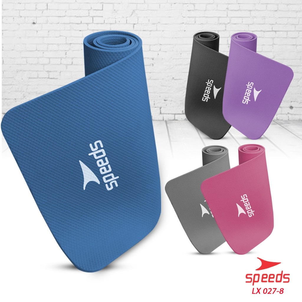 SPEEDS Matras Yoga Mat Untuk Meditasi Yoga Gym Matrass Fitness Karpet Matras Berstandar SNI 027-8 - Gambar 4