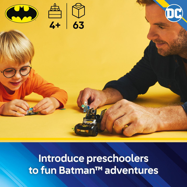 LEGO Super Heroes 76301 Batman & Batmobile vs. Mr. Freeze (63 Pieces), Building Block, Toys, Bricks - Gambar 3