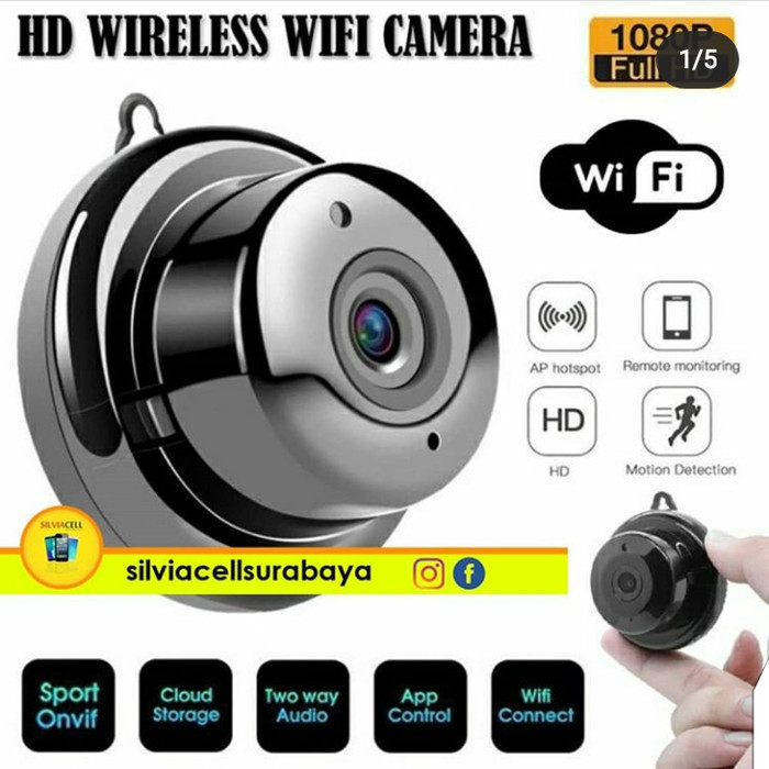 NEW IP Camera CCTV MINI V380 A1 Spy Camera Mini Full HD Wireless Hidden ...