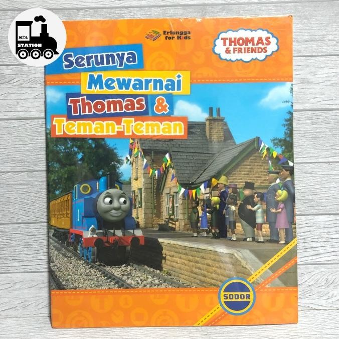 Thomas & Friends Coloring Activity Book - The Fun of Coloring Thomas ...