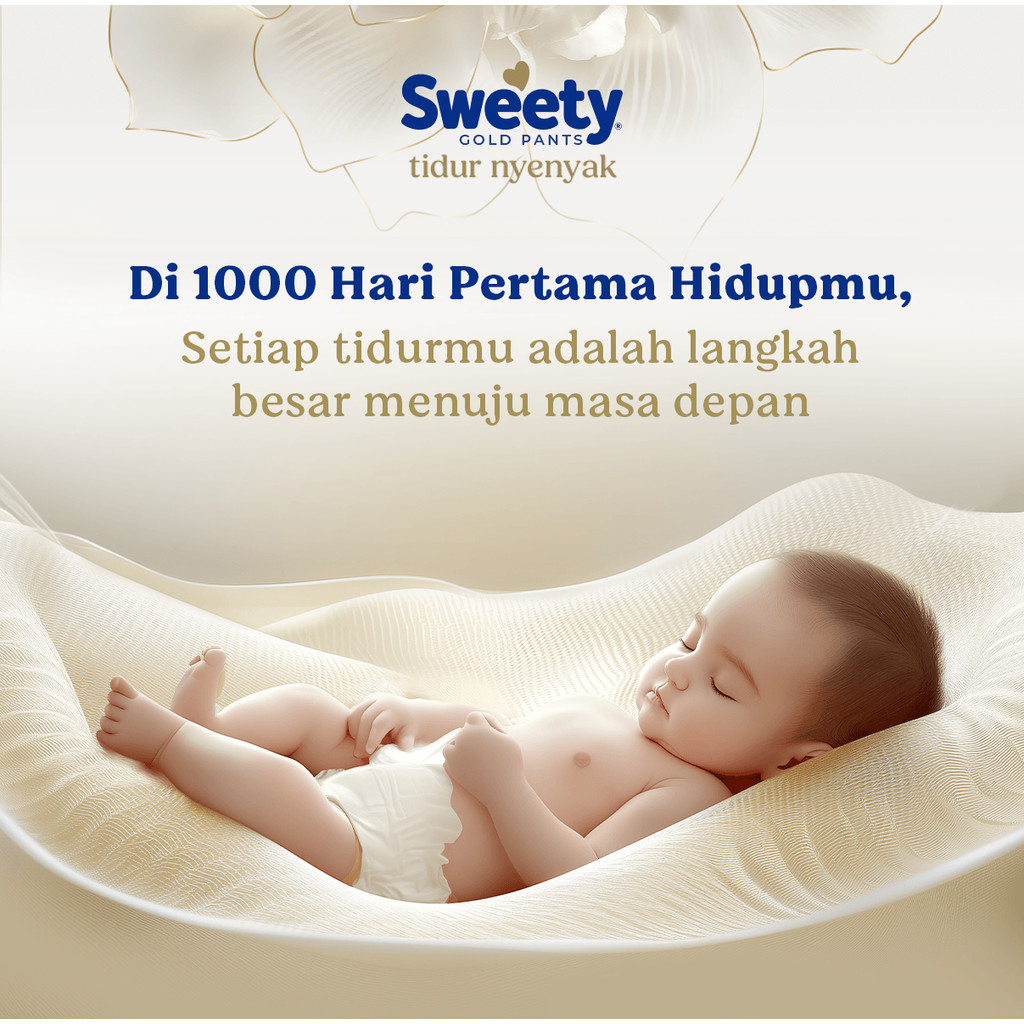 Sweety Gold Pants Tidur Nyenyak XL 44s x 3 - Gambar 4
