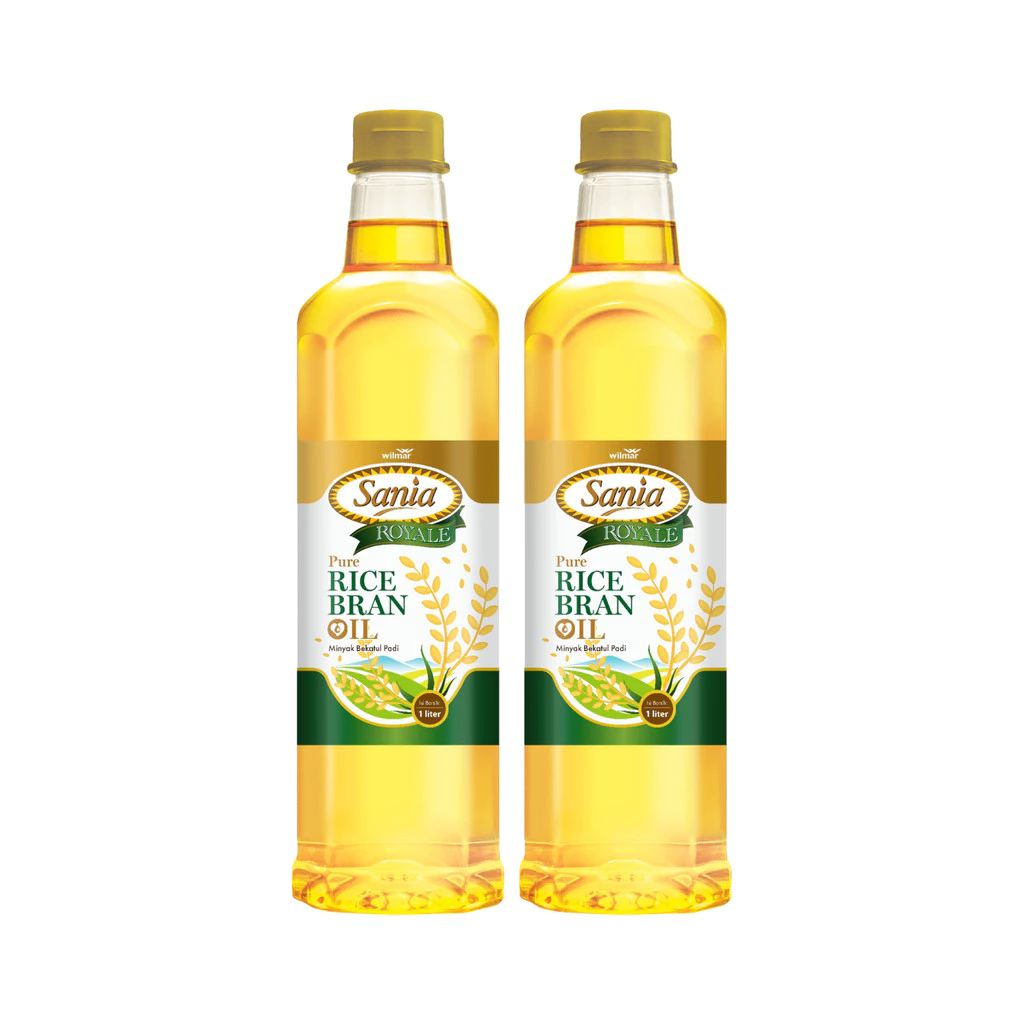 Sania Royale Pure Rice Bran Oil 1L x 2 pcs - Gambar 2