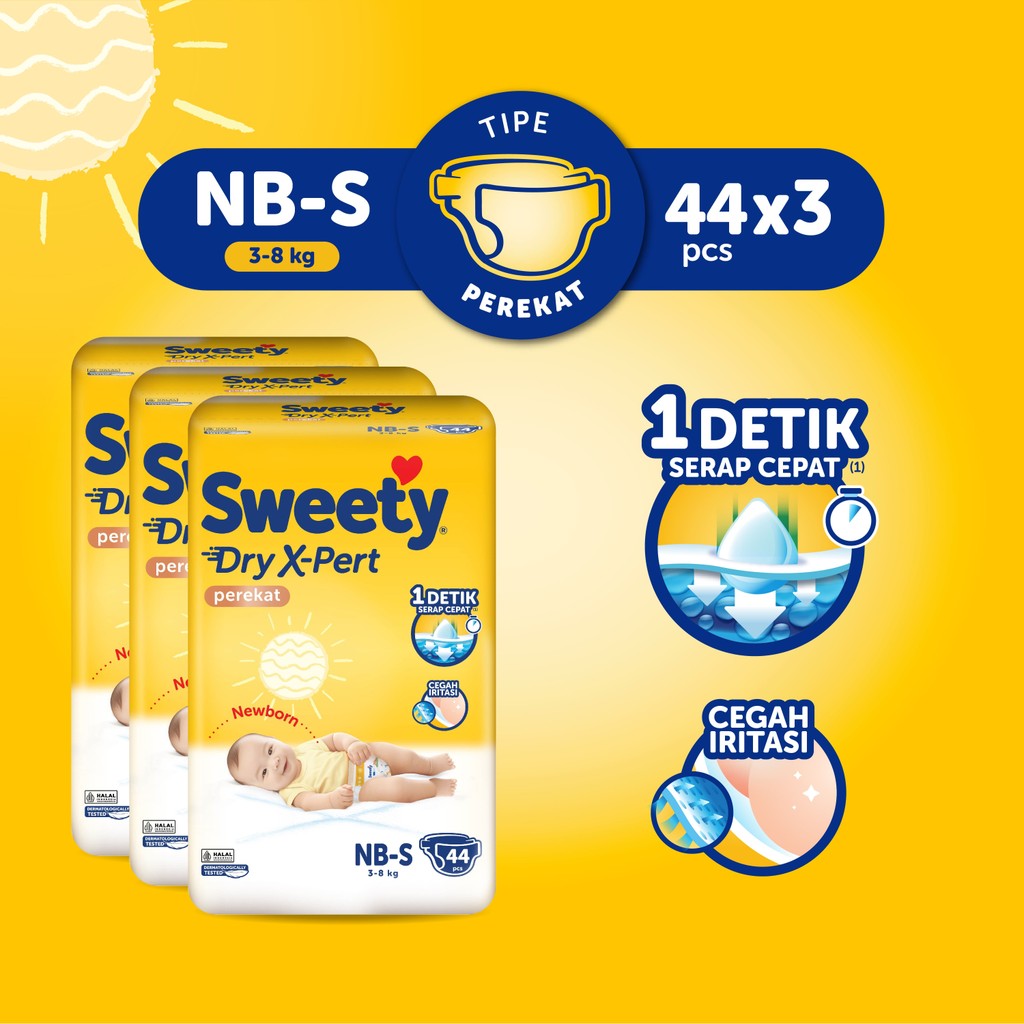 Sweety Bronze Xpert Comfort NB-S 3x44s