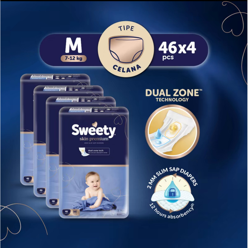 Sweety Skin Premium Pants M 4x46s Karton