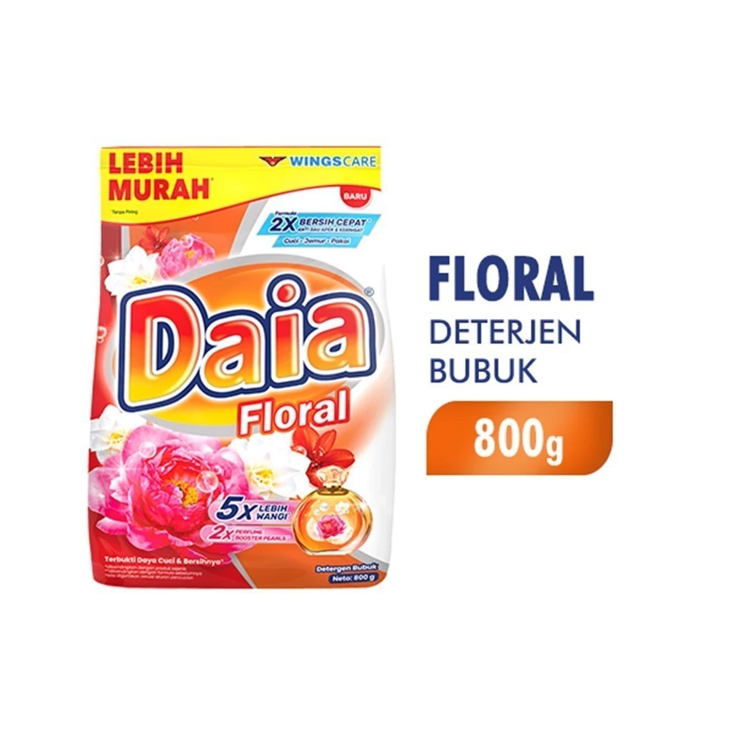 Daia Detergen Bubuk Floral 800 g - Gambar 2