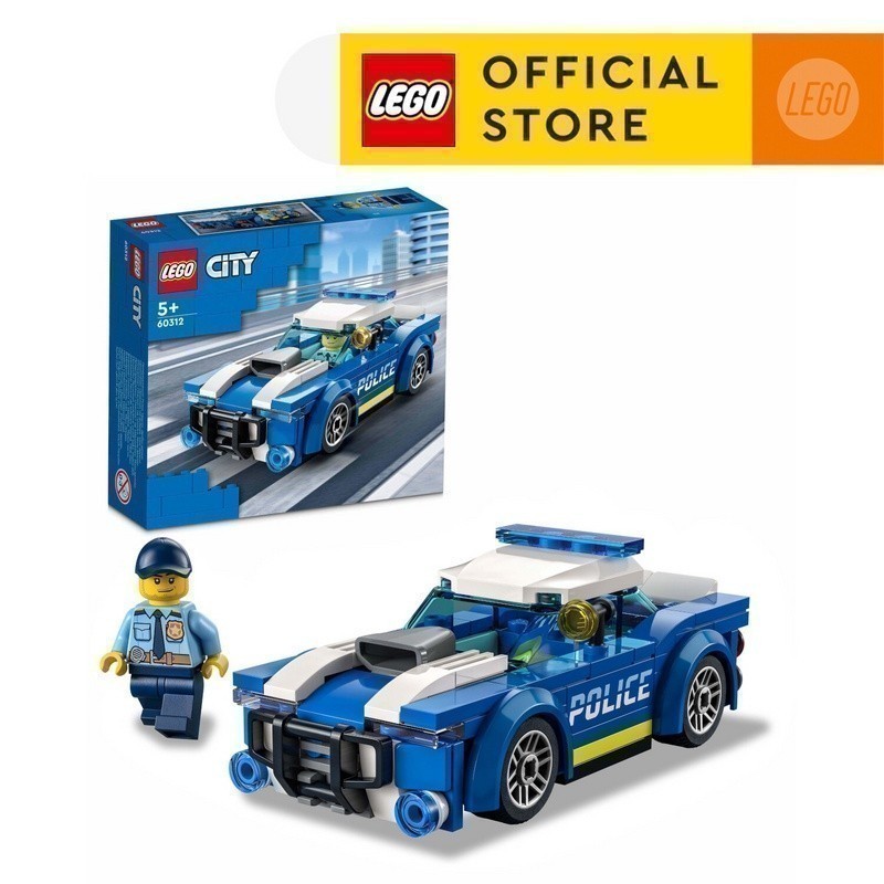 LEGO City 60312 Police Car (94 Pieces), Mainan, Building Block, Toys