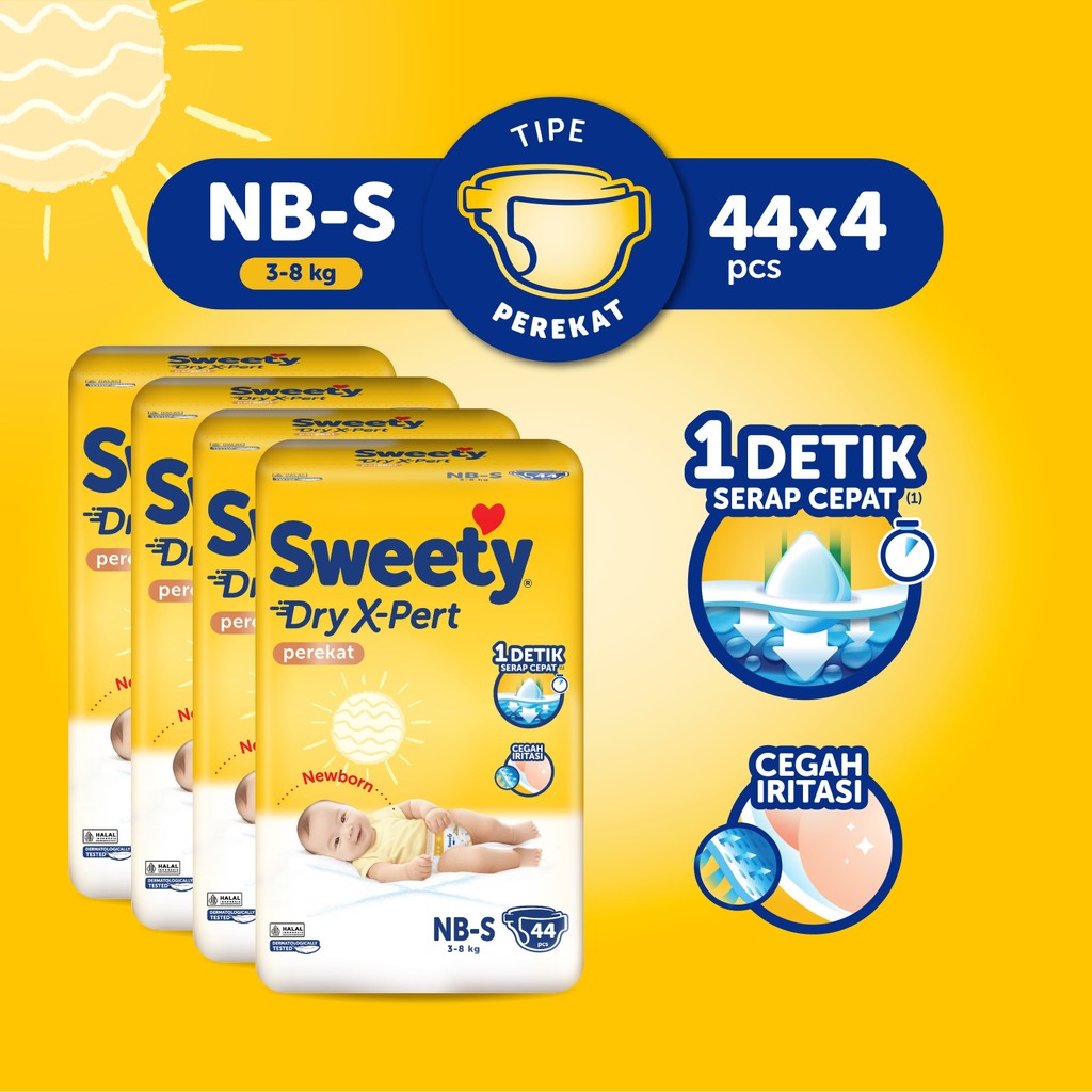 Sweety Bronze Dry X-pert Comfort NB-S 44 x 4
