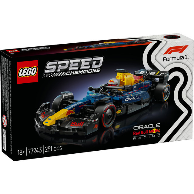LEGO Speed Champions 77243 Oracle Red Bull Racing RB20 F1 Race Car (251 Pieces), Building Block, Toys, Bricks - Gambar 2