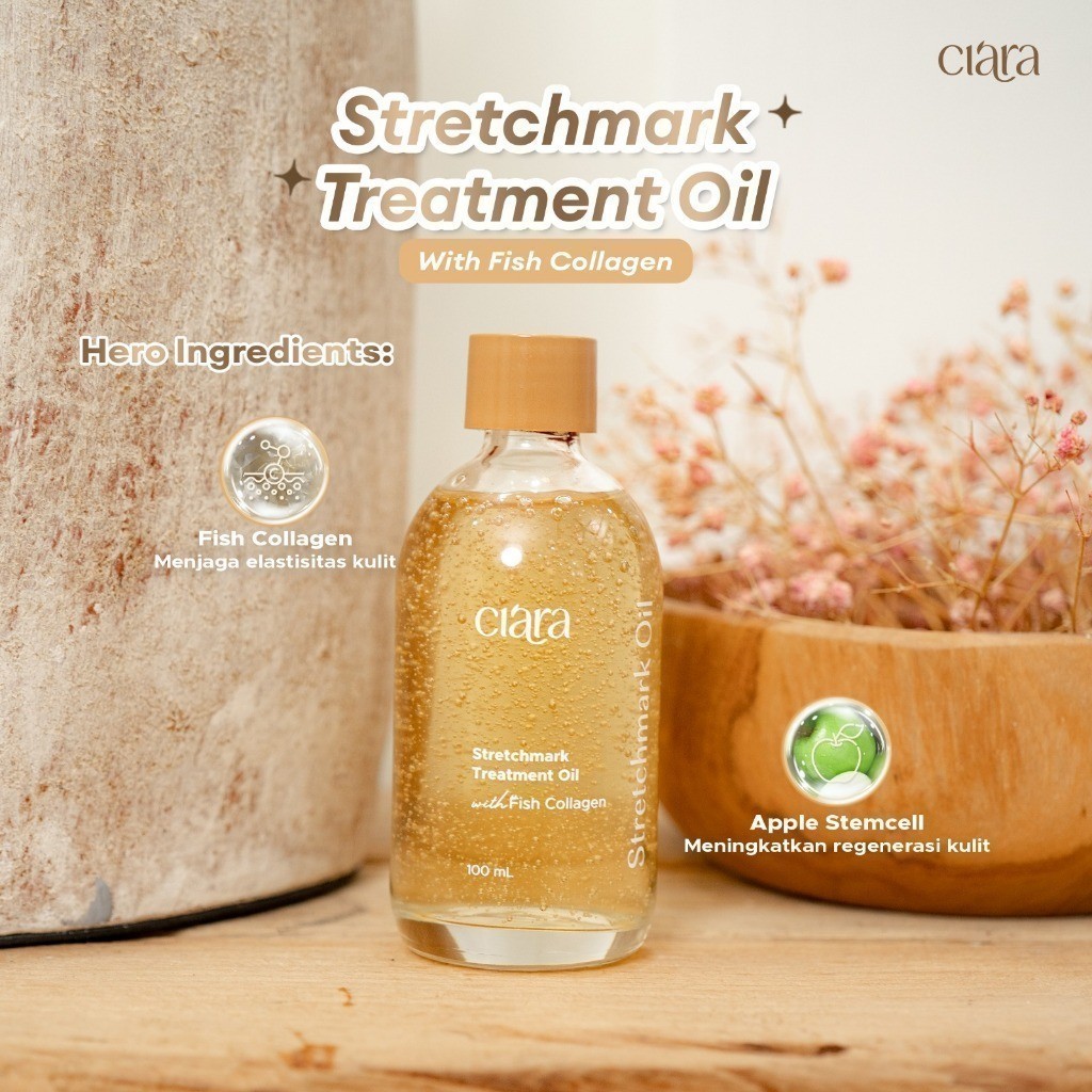 Ciara X Beauty Leyva Stretchmarks Treatment Oil X Stretchmarks Serum - Gambar 2