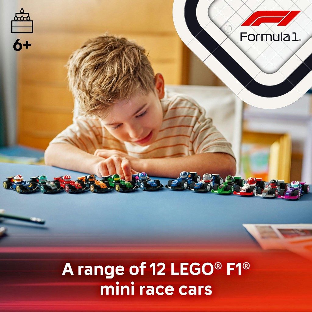 LEGO Minifigures 71049 F1 Collectible Race Cars (29 Pieces), Building Block, Toys, Bricks - Gambar 3