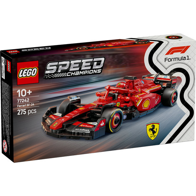 LEGO Speed Champions 77242 Ferrari SF-24 F1 Race Car (275 Pieces), Building Block, Toys, Bricks - Gambar 2