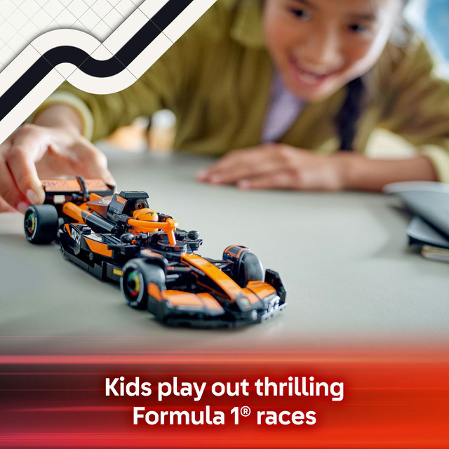 LEGO Speed Champions 77251 McLaren F1 Team MCL38 Race Car (269 Pieces), Building Block, Toys, Bricks - Gambar 4