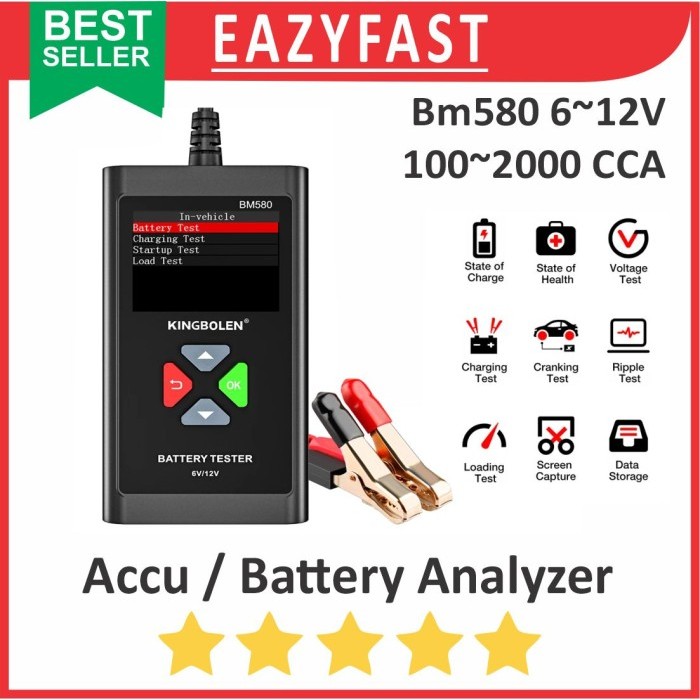 Battery Tester Analyzer CC CCA Battery Test Ohm Test Check Battery VRLA ...