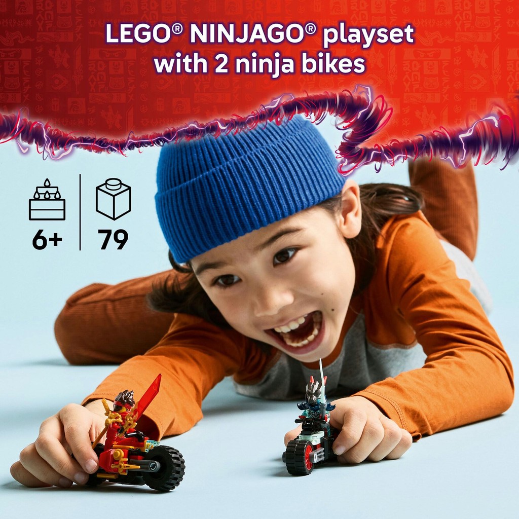 LEGO Ninjago 71838 Kai's Motorcycle Speed Race (79 Pieces), Mainan, Building Block, Toys - Gambar 3