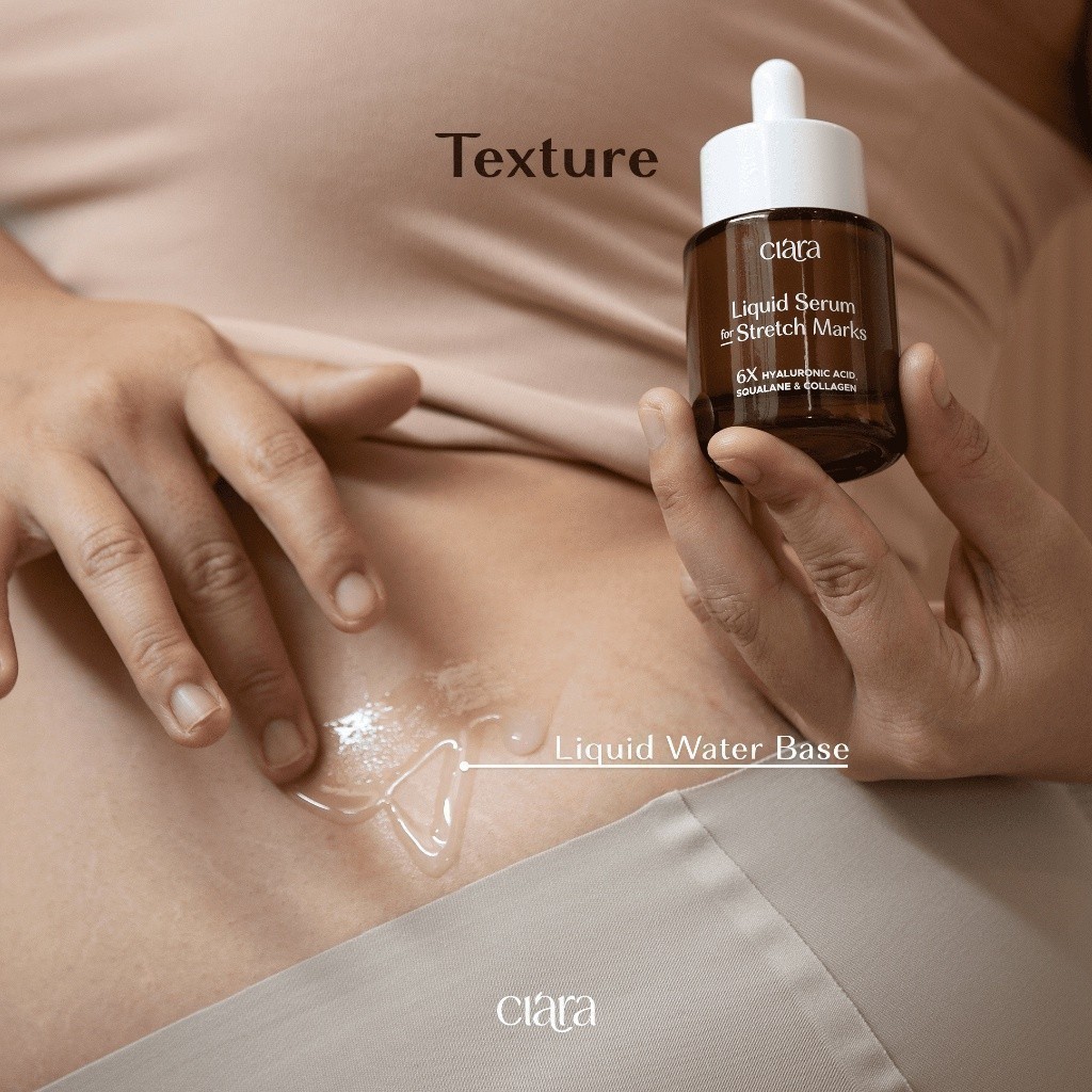 [Bundling 2PCS] Ciara Liquid Serum For Stretchmarks Membantu memudarkan tampilan stretch mark Membantu merawat keremajaan kulitt - Gambar 4