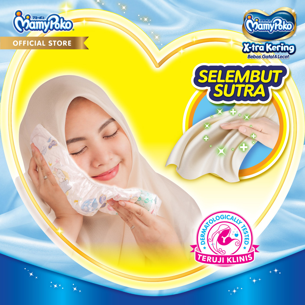 MamyPoko X-tra Kering - NB-S 24 - Popok Perekat Newborn Bayi Baru Lahir - Gambar 4