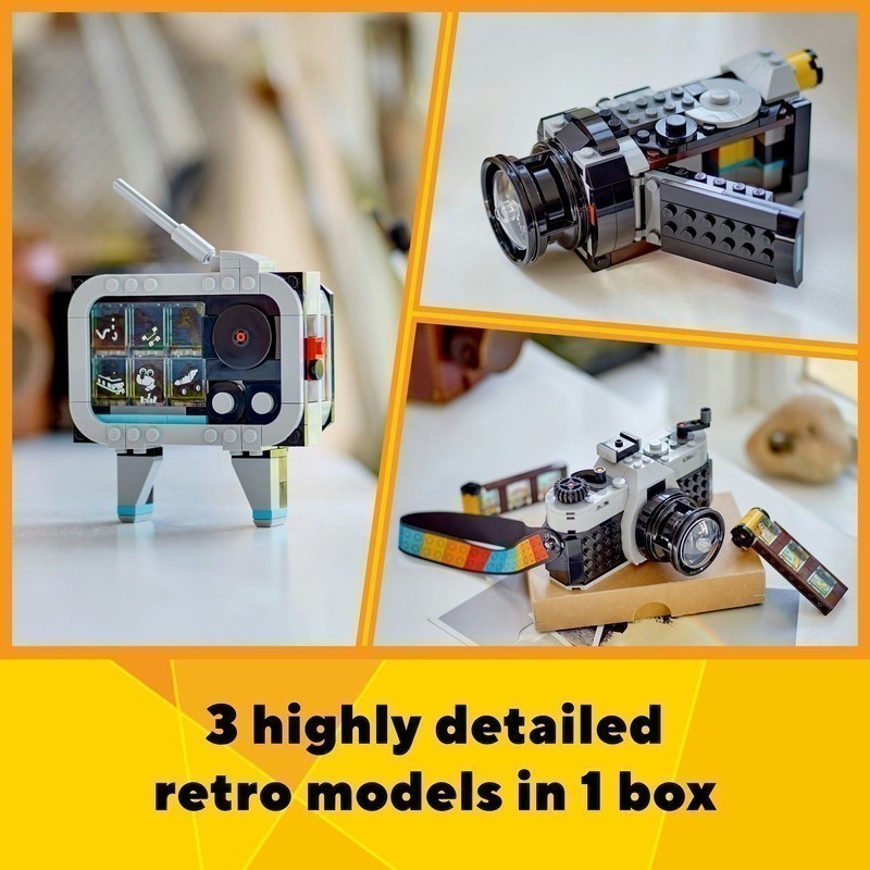 LEGO Creator 31147 Retro Camera (261 Pieces), Building Block, Toys, Bricks - Gambar 3