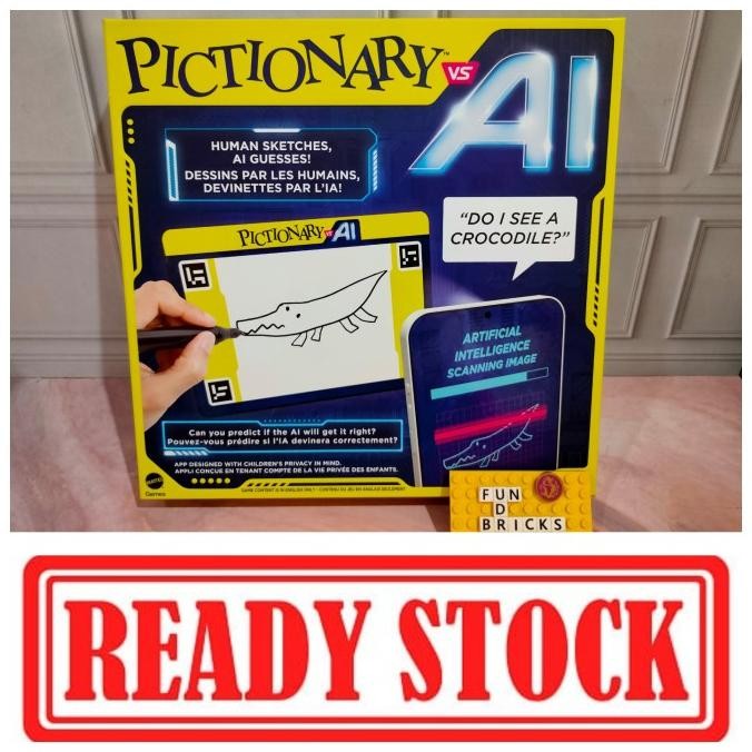 Mattel Pictionary VS AI Board Game | Shopee Singapore