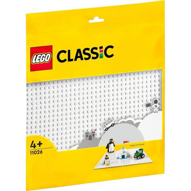LEGO Classic 11026 White Baseplate (1 Pieces), Building Block, Toys, Bricks - Gambar 2